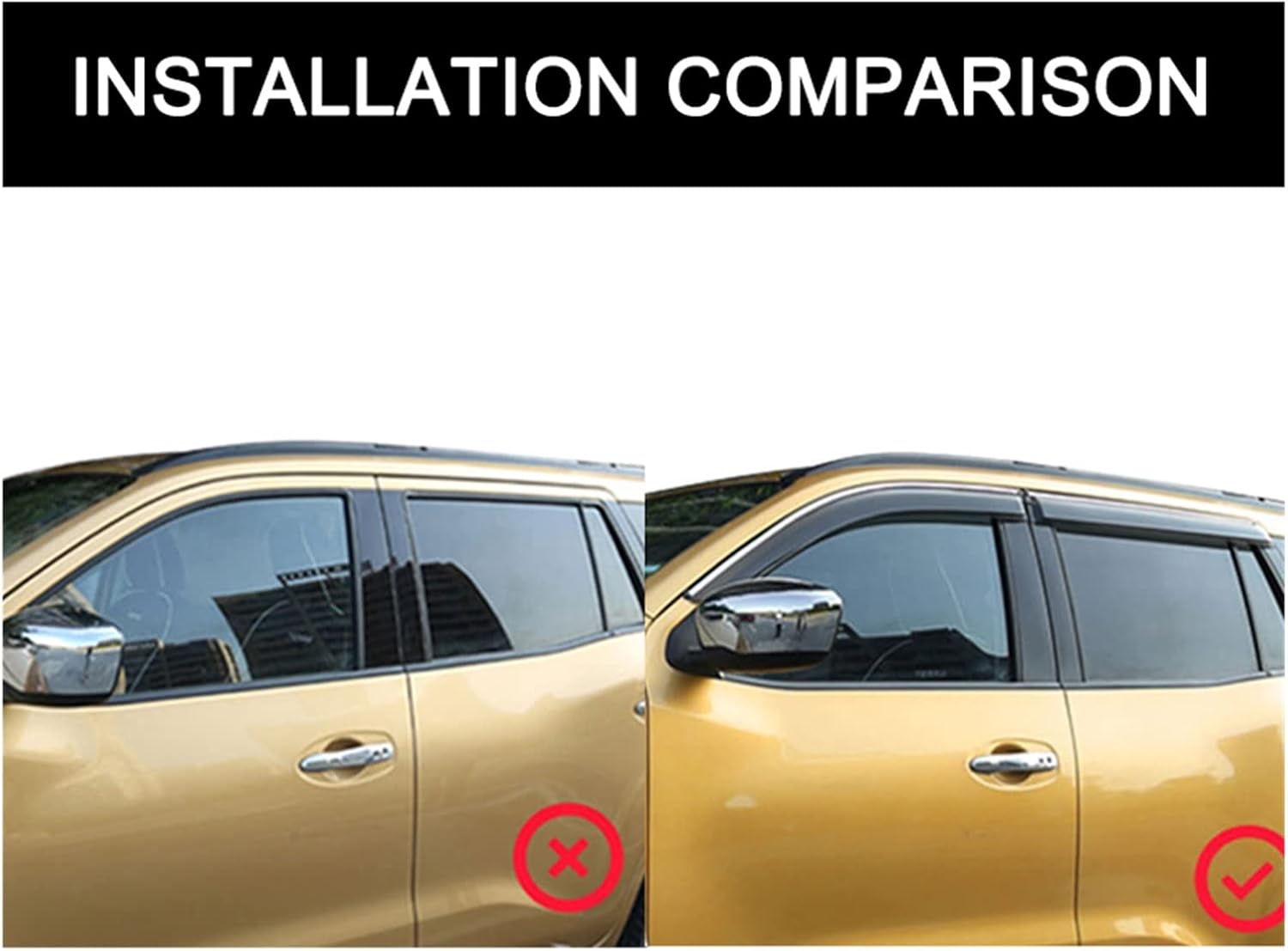 ディフレクター Peugeot 308 T7 I 2008~2013 アクセサリー カーサイド